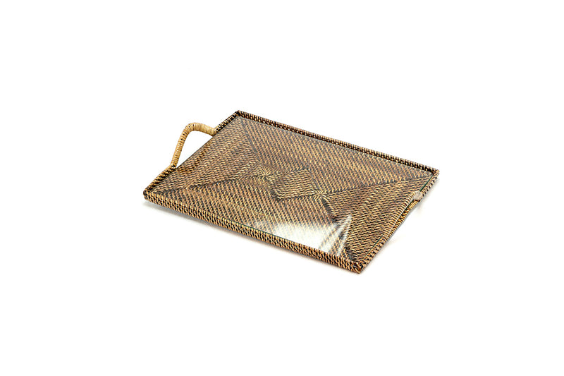 Rectangular Cheese Tray with Glass, Small